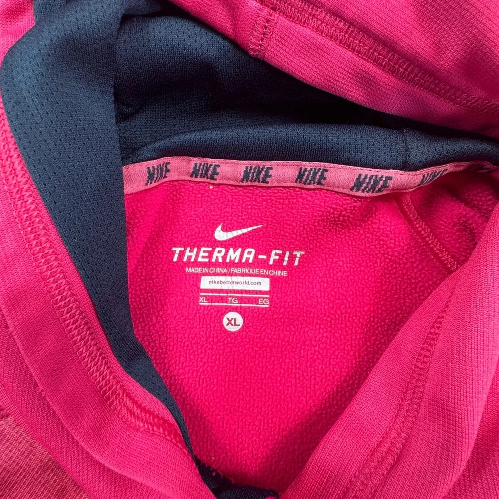 Nike Kids Therma-FIT Hoodie Pink Youth XL Athletic‎ Pullover